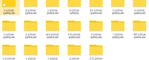 A’dan Z’ye Çocuk Şarkıları