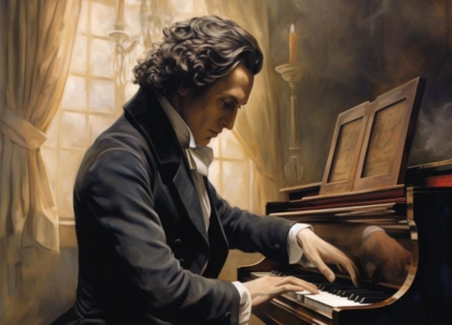 Frederic Chopin Piyano Başında