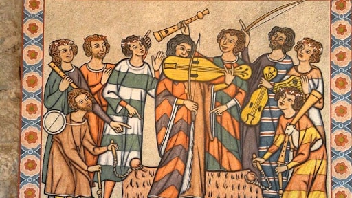 Orta Çağ Keşişleri Müzik Yaparken