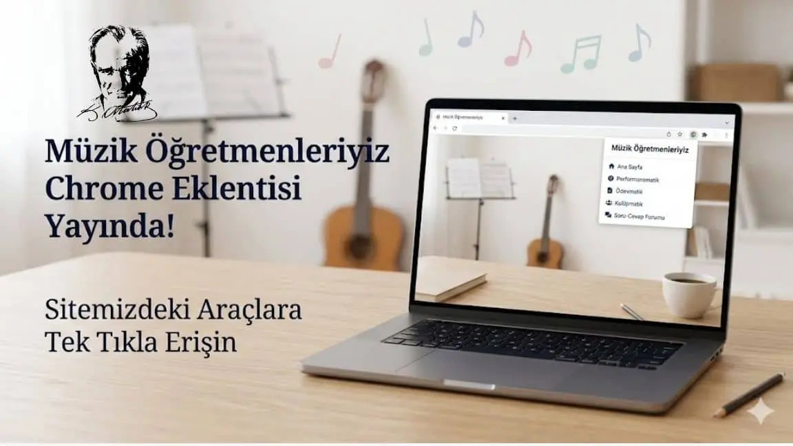 müzik öğretmenleri chrome eklentisi