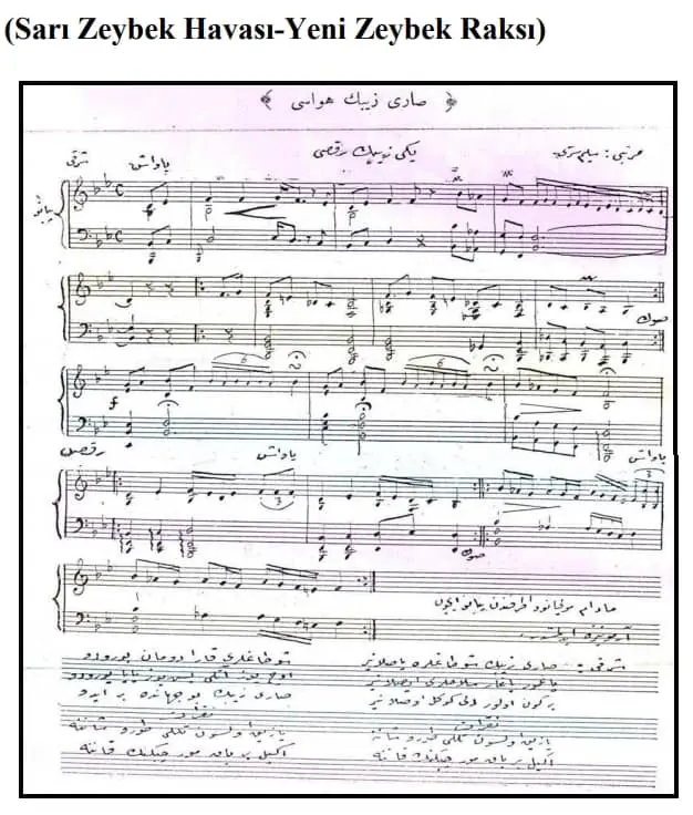 Sarı Zeybek Havası