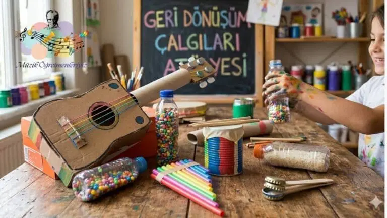 atık malzemelerden müzik aleti yapımı