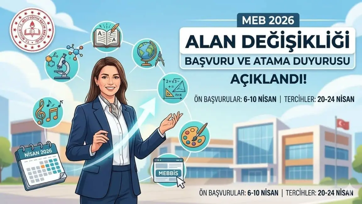 MEB alan değişikliği 2026