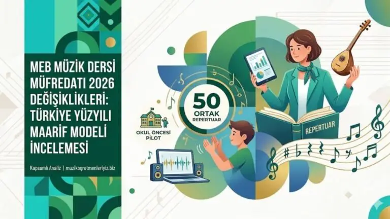 2026 MEB Müzik Dersi Yeni Müfredat İncelemesi