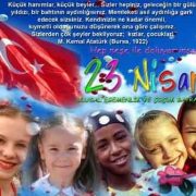 23 Nisan Ulusal Egemenlik ve Çocuk Bayramı 2