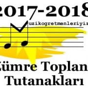 2017-2018 Ortaokul Müzik Zümre (Önder Karslı) 3