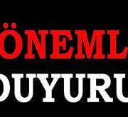 Tüm üyelerimize duyurumuzdur 1 Tüm üyelerimize duyurumuzdur 1