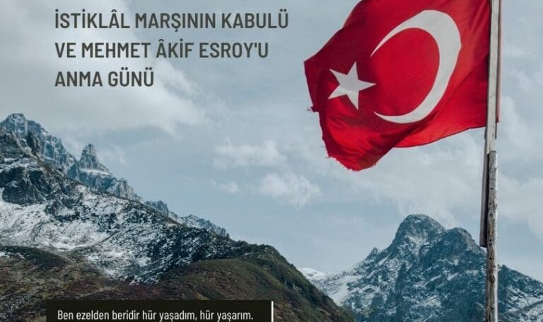 İstiklal Marşı Kabulü Anma Günü Instagram Gönderisi